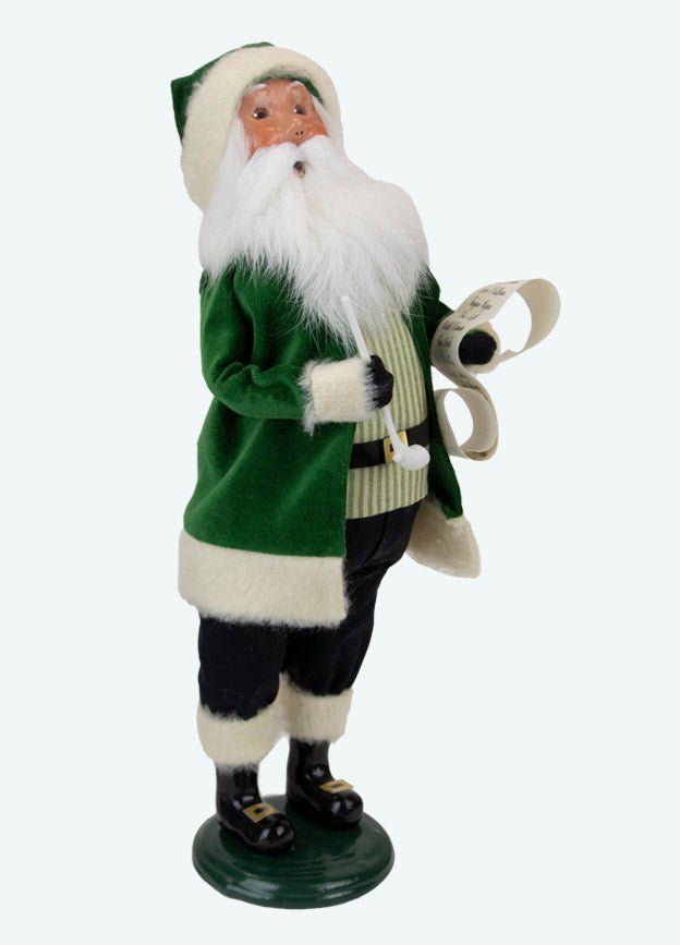 Primitive Colonial Byers Choice St Patricks Day Irish Santa Caroler 3441 New - The Primitive Pineapple Collection