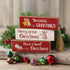 Primitive Christmas 3 pc Merry Little Christmas Mouse Skinny Block Shelf Sitter - The Primitive Pineapple Collection