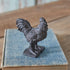 Primitive Country Brown Cast iron Rooster 3.5" - The Primitive Pineapple Collection