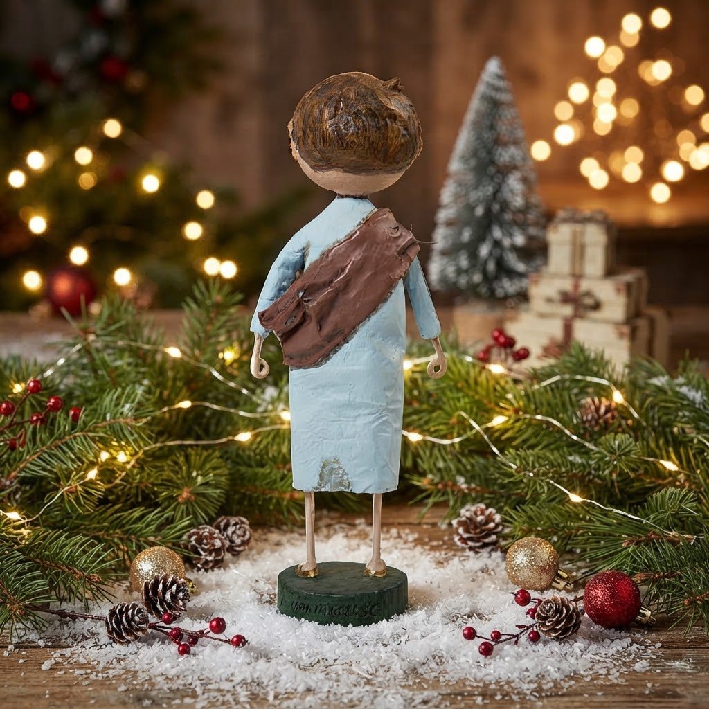 Lori Mitchell Father Joseph Christmas Nativity Figurine, 8" - The Primitive Pineapple Collection