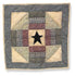 Primitive Farmhouse Star Patchwork Little Quilt 18" Table Topper/Wall Decor - The Primitive Pineapple Collection