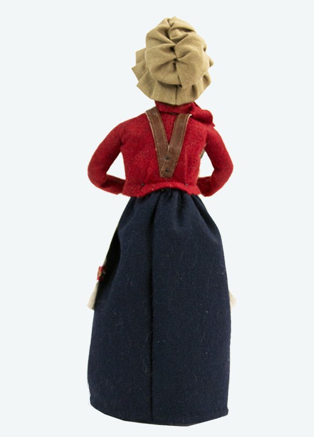 Byers Choice Carolers Colonial Woman Selling Fabrics 4245 - The Primitive Pineapple Collection