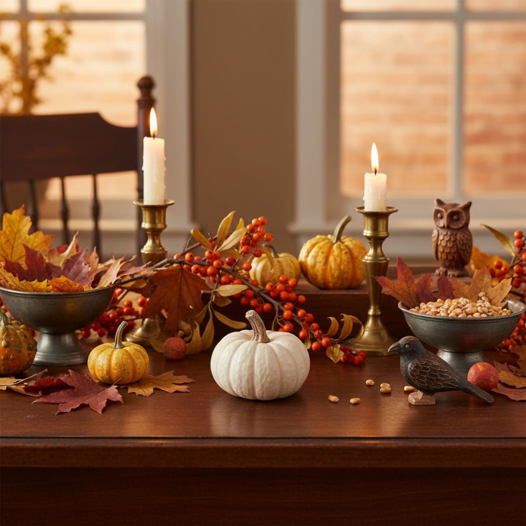 Farmhouse Fall 3 Inch Cream Resin Filler Pumpkin 42667B-CR - The Primitive Pineapple Collection