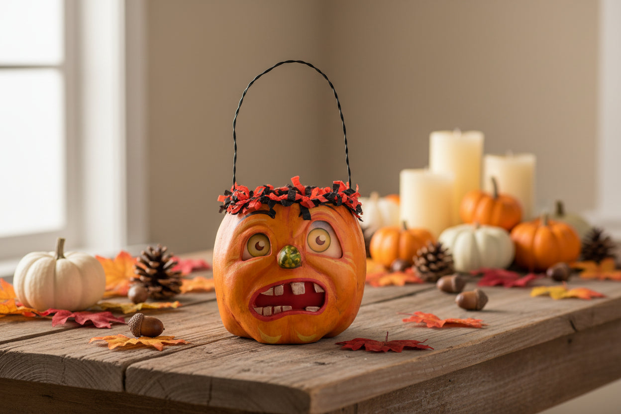 ESC and Company Halloween Jackie Bucket by Jorge de Rojas 43068 - The Primitive Pineapple Collection