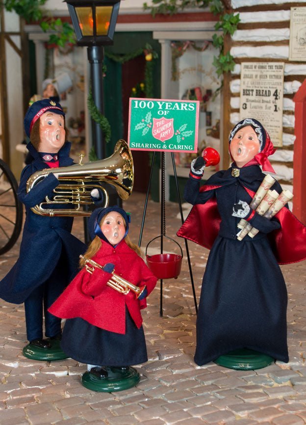 Byers Choice Carolers Colonial Christmas Salvation Army Kettle 430KE - The Primitive Pineapple Collection