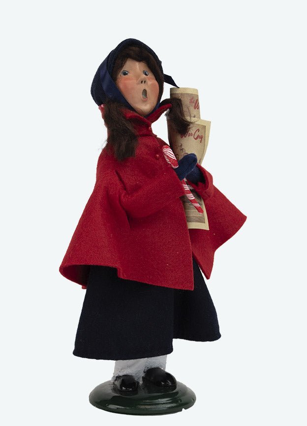 Byers Choice Carolers Colonial Christmas Salvation Girl w/ Candy Cane 4413K - The Primitive Pineapple Collection