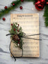 Handcrafted Vintage Look Frosty The Snowman Song Book - The Primitive Pineapple Collection
