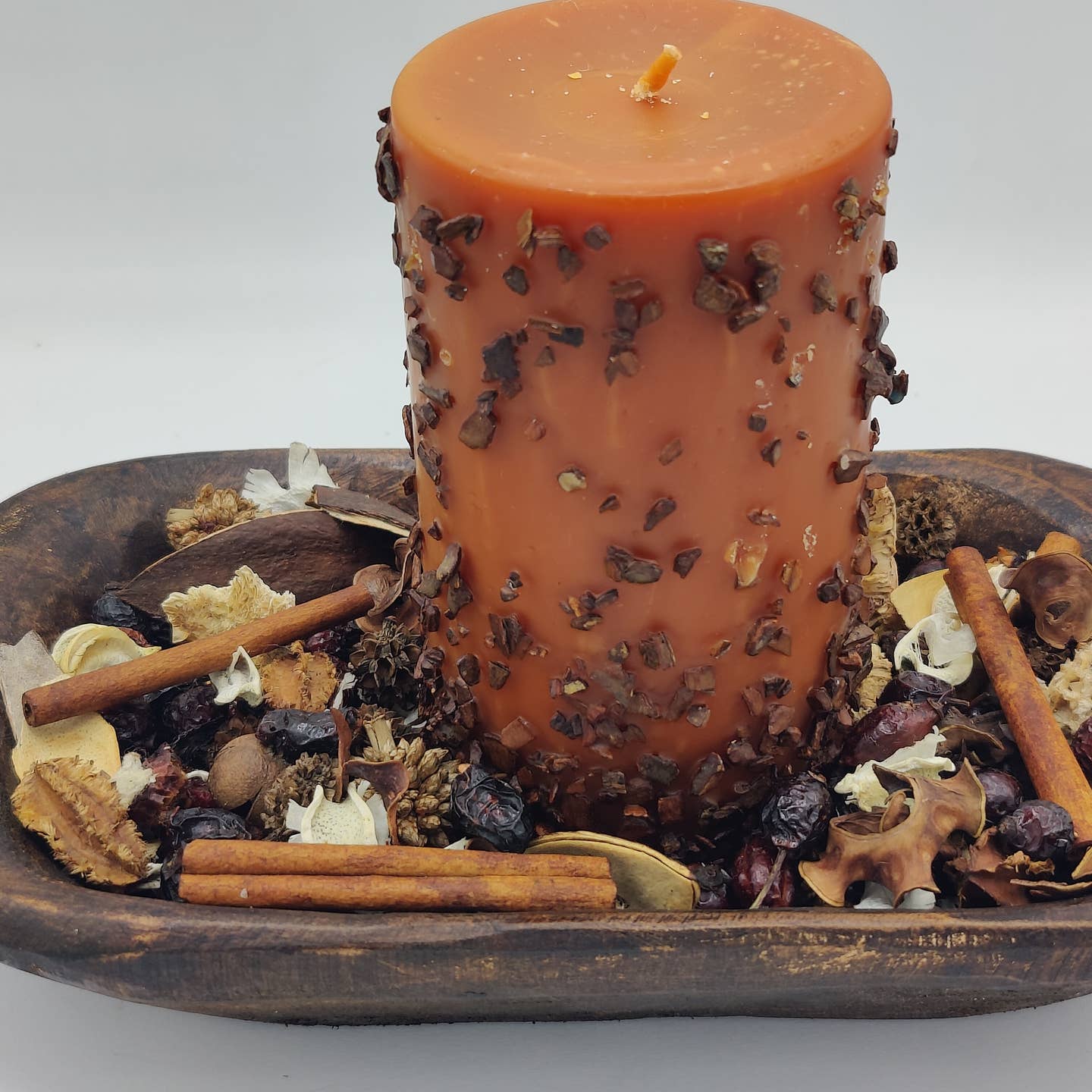 Handcrafted USA Halloween Fall Pumpkin Pie Potpourri - The Primitive Pineapple Collection