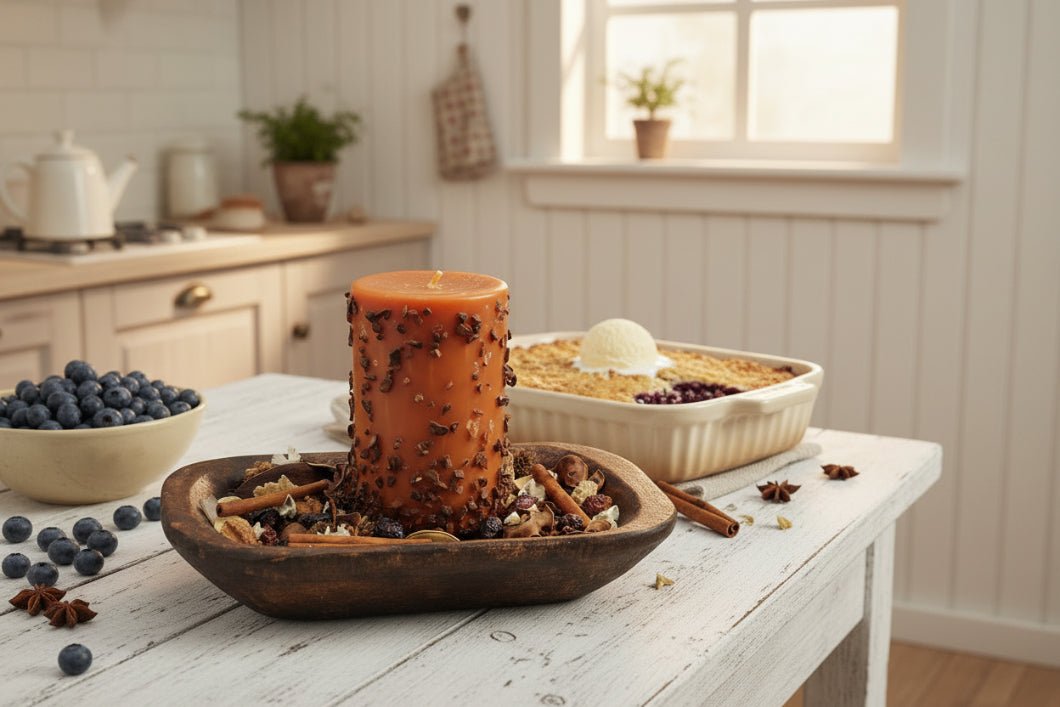 Handcrafted USA Farmhouse Blueberry Cobbler Potpourri w/Rosehips - The Primitive Pineapple Collection