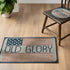 Primitive/Farmhouse Old Glory Flag Hooked Accent Rug 2x3 - The Primitive Pineapple Collection