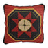 Primitive/Country Folk art Hooked 18" Pillow Folk Star w/insert - The Primitive Pineapple Collection