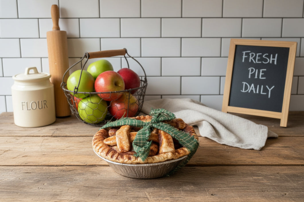 Primitive Colonial 4” Lattice Apple Pie Choice of Scent - The Primitive Pineapple Collection