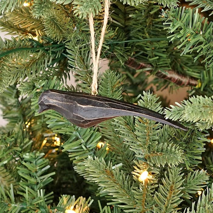 Primitive Farmhouse Black Crow Ornament 1.75" - The Primitive Pineapple Collection