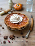 Primitive Colonial Autumn 4” Fall Pumpkin Pie w/ Whip Cream Choice of Scent - The Primitive Pineapple Collection