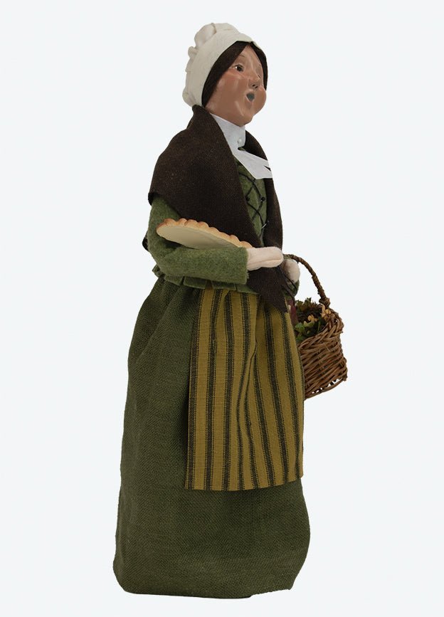 Colonial Byers Choice Fall Pilgrim Woman 5011D - The Primitive Pineapple Collection