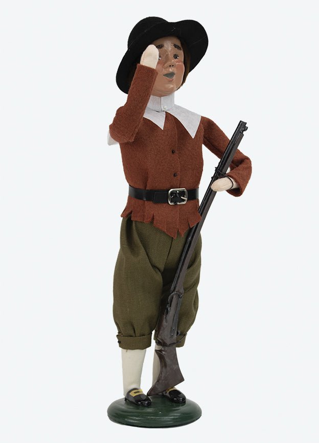 Colonial Byers Choice Fall Pilgrim Man 5012D - The Primitive Pineapple Collection