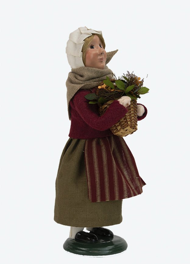 Colonial Byers Choice Fall Pilgrim Girl 5013D - The Primitive Pineapple Collection