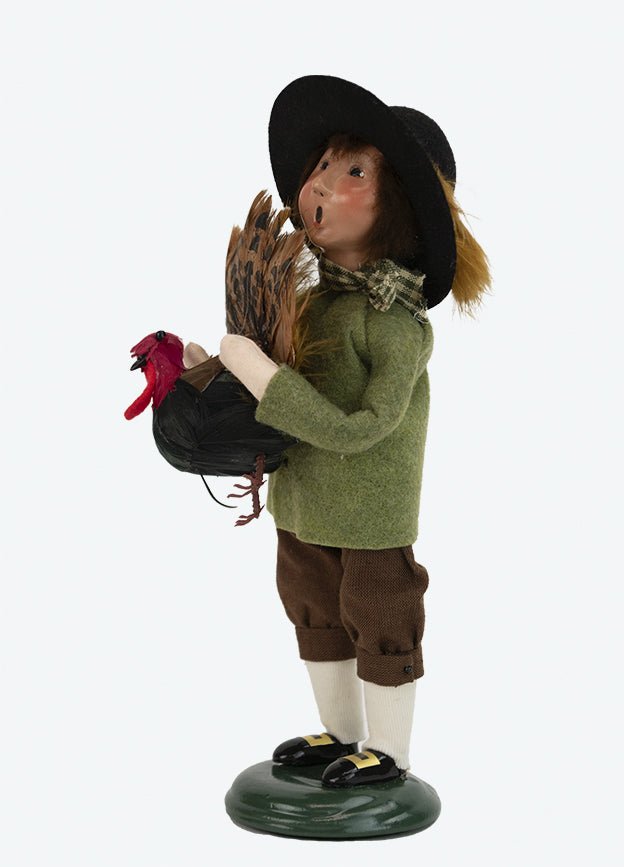 Colonial Byers Choice Fall Pilgrim Boy 5014D - The Primitive Pineapple Collection