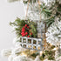 Primitive Christmas Tobacco Basket w/ Greens Ornament - The Primitive Pineapple Collection