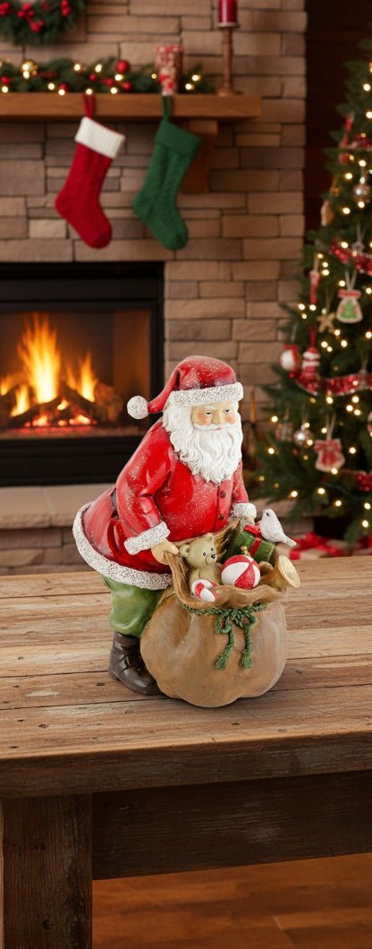 Primitive Vintage look Christmas Traditional Festive Santa Figurine 3 Styles - The Primitive Pineapple Collection