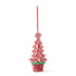 Primitive Christmas 5.25”Red and Green Ribbon Candy Tree Ornament 3 Styles - The Primitive Pineapple Collection