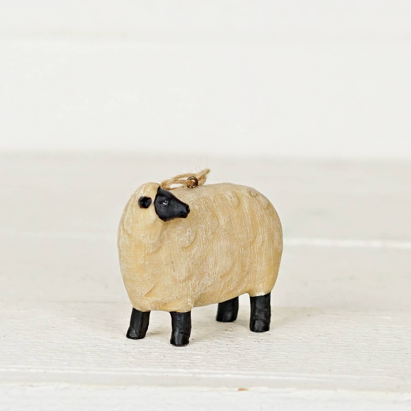 Primitive Country Sheep Ornament Shelf Sitter - The Primitive Pineapple Collection