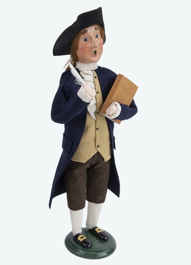 Primitive Collectable Byers Choice Thomas Jefferson 570 New - The Primitive Pineapple Collection