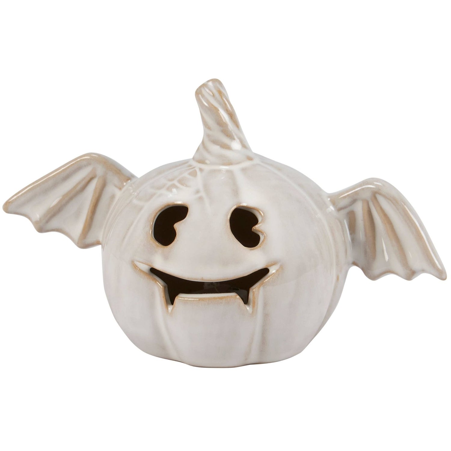 Primitive Halloween Lighted Pumpkin Bat Figurine - The Primitive Pineapple Collection
