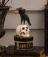 Bethany Lowe Halloween Crow and Skull on Box TL3356 - The Primitive Pineapple Collection