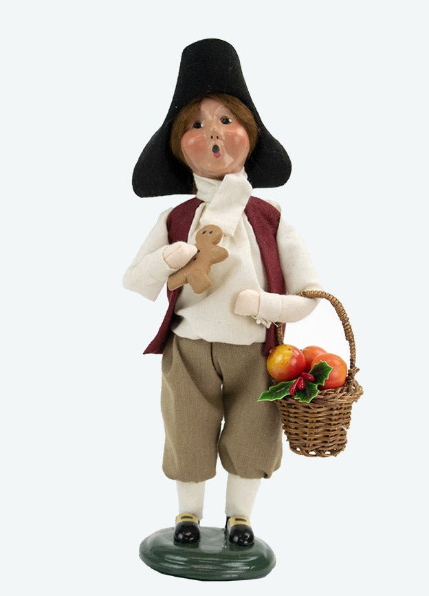 Primitive Colonial Byers Choice Colonial Boy 5244 Historical Collection - The Primitive Pineapple Collection