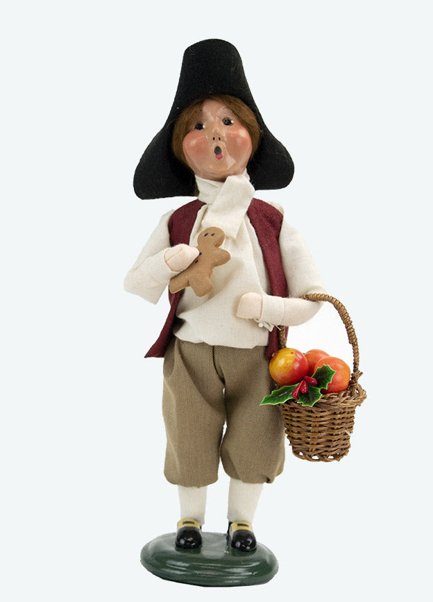 Primitive Colonial Byers Choice Colonial Boy 5244 Historical Collection