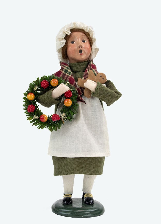 Primitive Colonial Byers Choice Colonial Girl 5243 Historical Collection - The Primitive Pineapple Collection