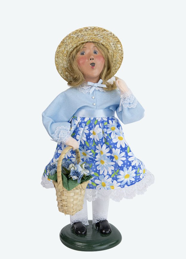 Primitive Colonial Byers Choice Daisy Girl 2007 - The Primitive Pineapple Collection