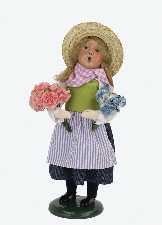 Primitive Colonial 2004 Byers Choice Flower Girl 2008G - The Primitive Pineapple Collection