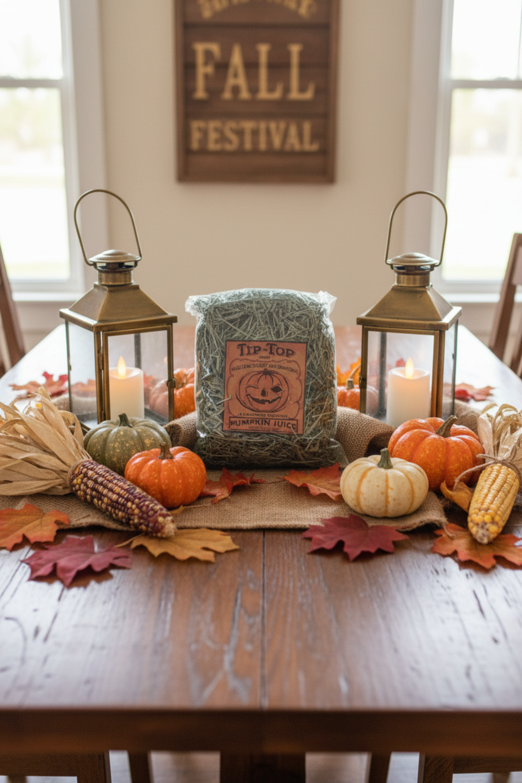 Primitive/Colonial Primitive Fall Autumn Pumpkin Grass Bowl Filler - The Primitive Pineapple Collection