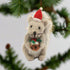 Primitive Country Handcrafted Squirrel with Christmas Pudding Ornament - The Primitive Pineapple Collection