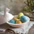 Primitive Farmhouse Set of Six Life Size Resin Eggs in Carton - The Primitive Pineapple Collection