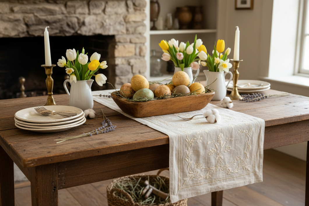 Primitive Spring Easter Life Size Wax Dipped Pastel Eggs in display carton 10pc - The Primitive Pineapple Collection