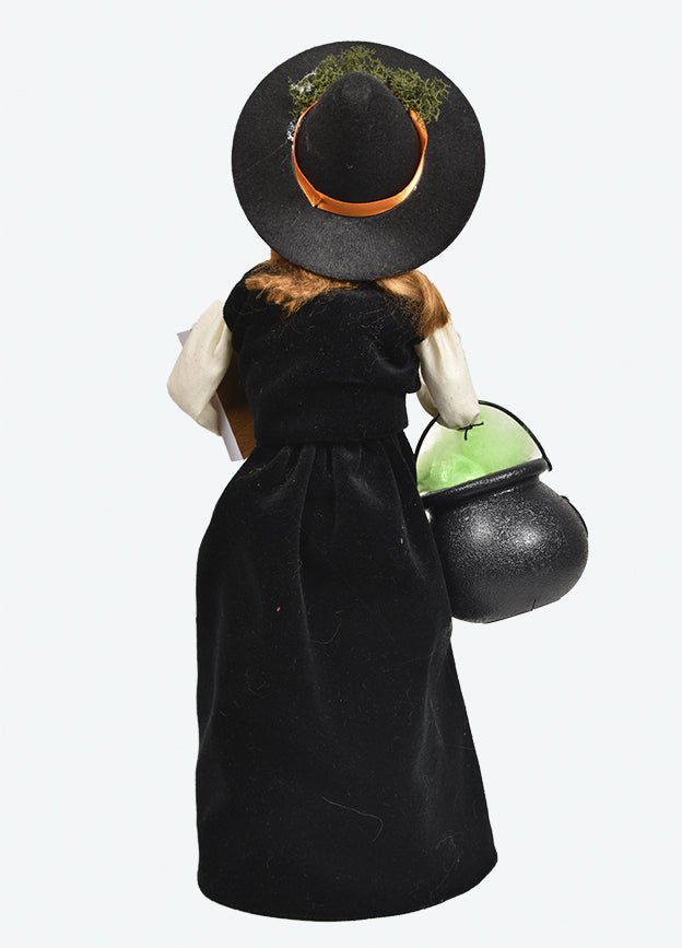 Primitive Colonial Byers Choice Witch w/ Spell Book 7251 - The Primitive Pineapple Collection