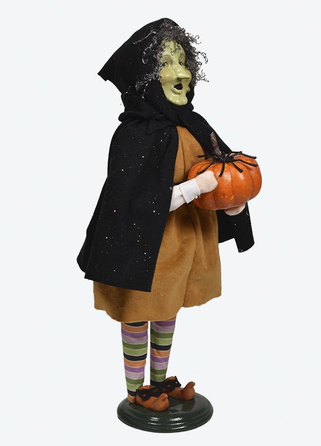 Primitive Colonial Byers Choice Halloween Witch w Pumpkin 7253 - The Primitive Pineapple Collection
