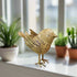 Colonial Primitive Distressed Metal Bird Figurine 3 3/4" - The Primitive Pineapple Collection