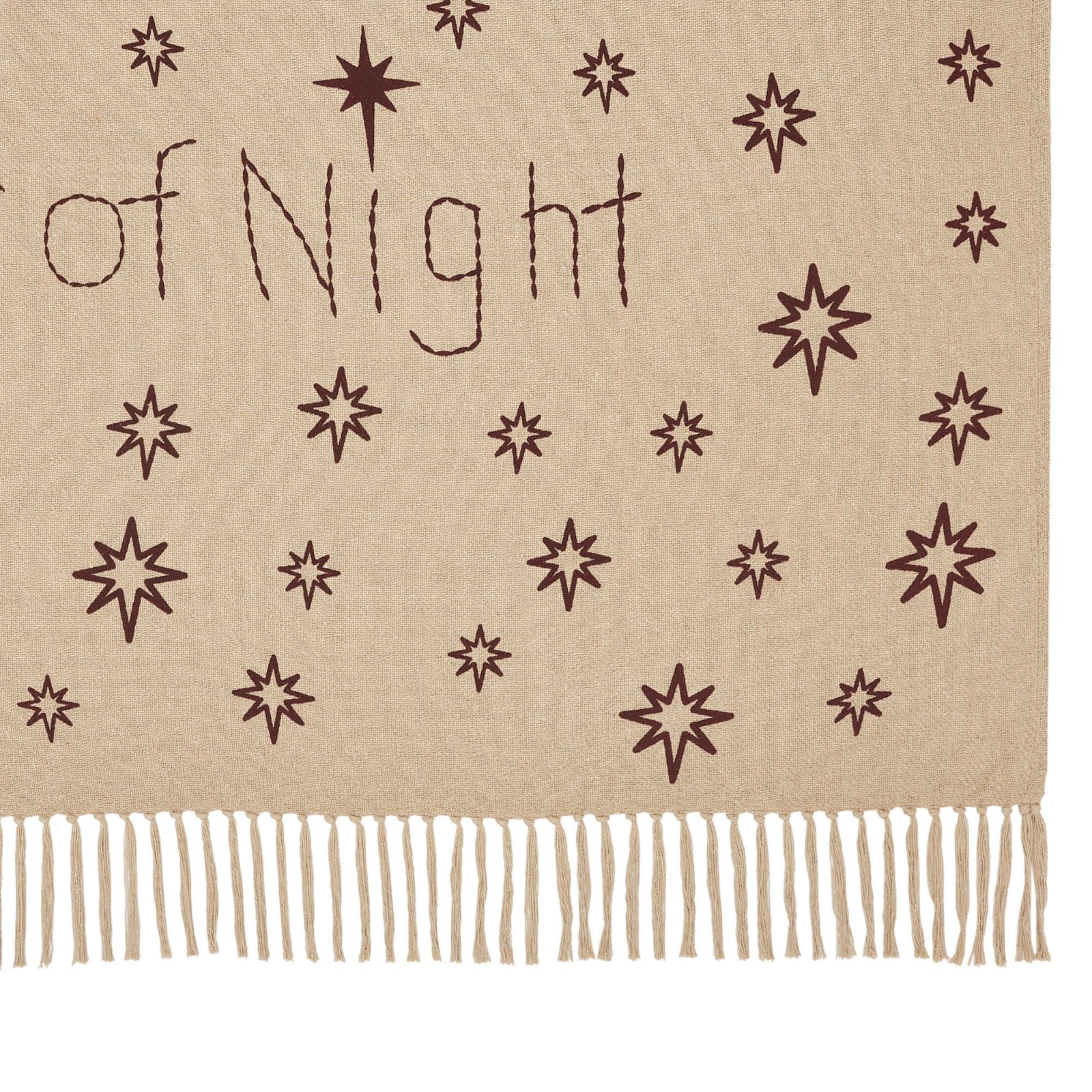 Primitive Christmas Star of Wonder Woven Throw 50x60 - The Primitive Pineapple Collection