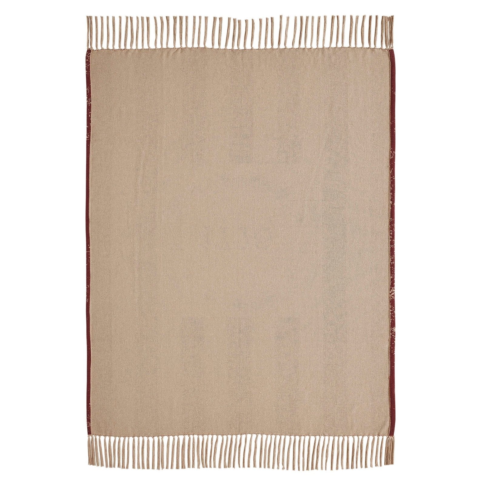Primitive Farmhouse Patriotic My Country 1776 Woven Throw 50x60 - The Primitive Pineapple Collection