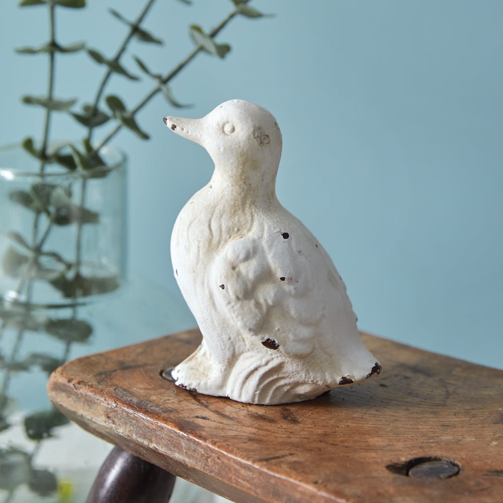 Primitive Farmhouse Cast Iron Duckling Figurine - The Primitive Pineapple Collection