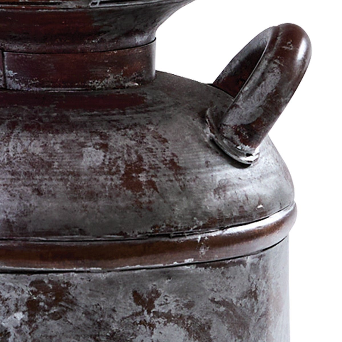 Primitive Colonial Reproduction Antique Galvanized Milk Can Lamp - The Primitive Pineapple Collection