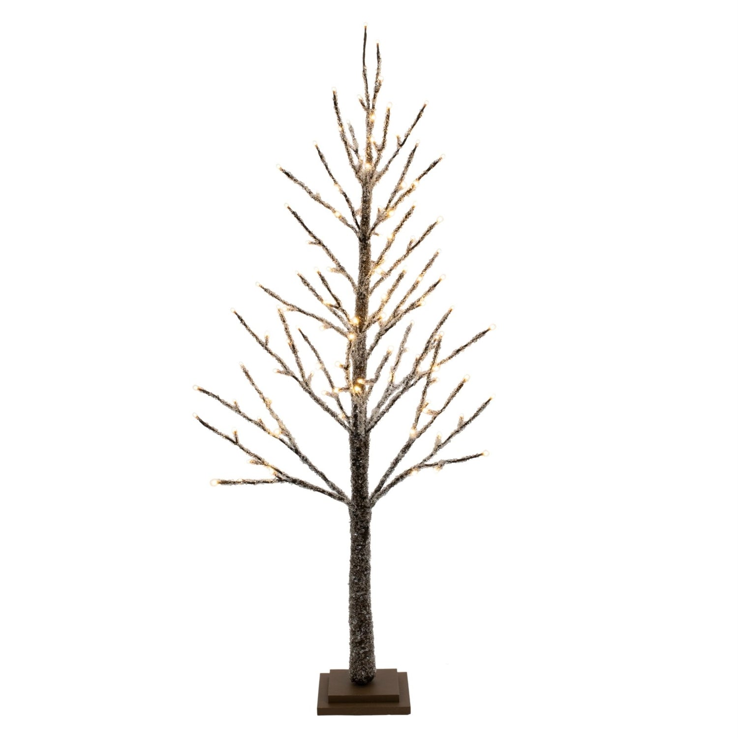Christmas Retro Look Icy Branches LED Holiday Twig Tree 4FT - The Primitive Pineapple Collection