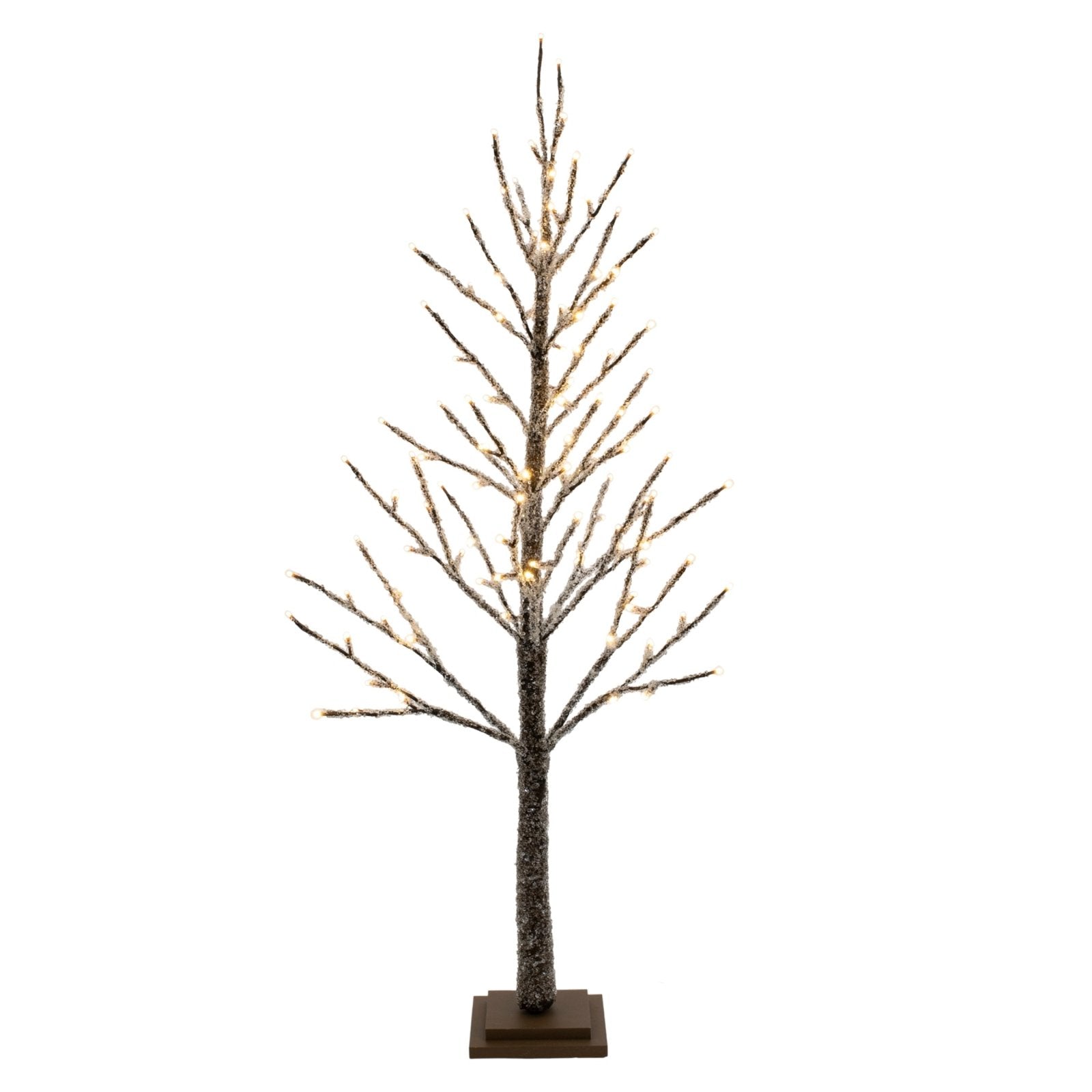 Christmas Retro Look Icy Branches LED Holiday Twig Tree 4FT - The Primitive Pineapple Collection