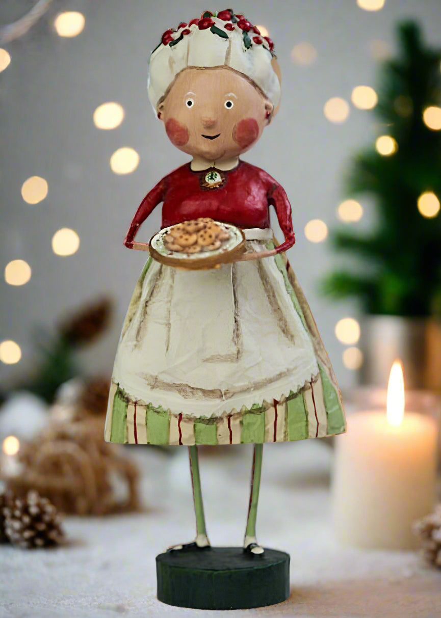 ESC and Company Lori Mitchell Christmas Mrs Claus 93914 - The Primitive Pineapple Collection