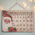 Primitive White Beaded Countdown Advent Calendar with Star Magnet - The Primitive Pineapple Collection