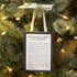 Ragon House Christmas Vintage Look 3.75" Merry Little Christmas Sign Ornament - The Primitive Pineapple Collection